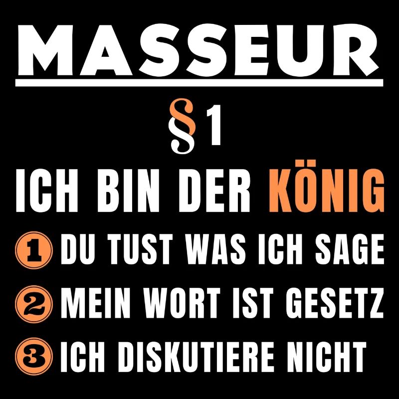 Masseur Geschenk - Ich bin der König