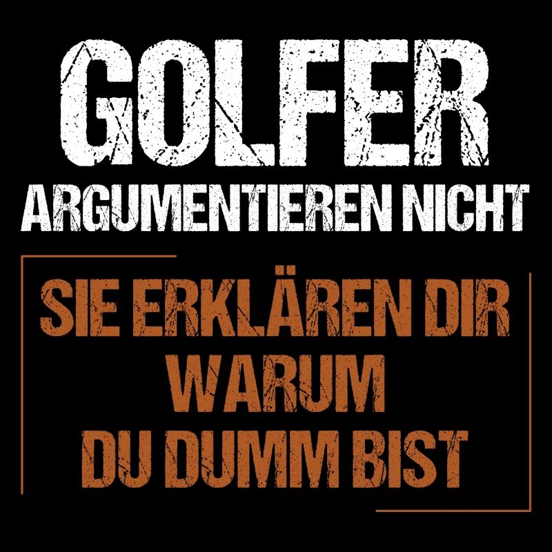 Golfers don't argue