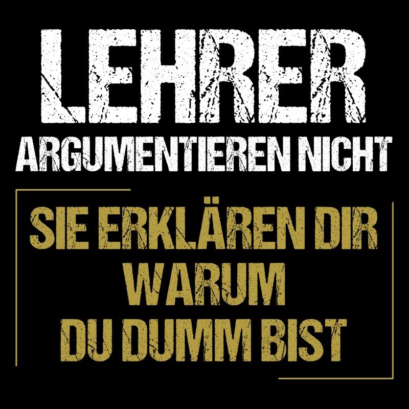 Lehrer argumentieren nicht