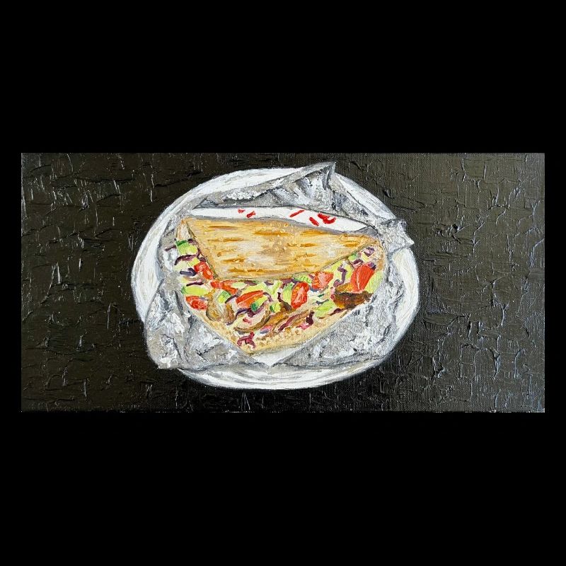 Berliner Döner Ölgemälde