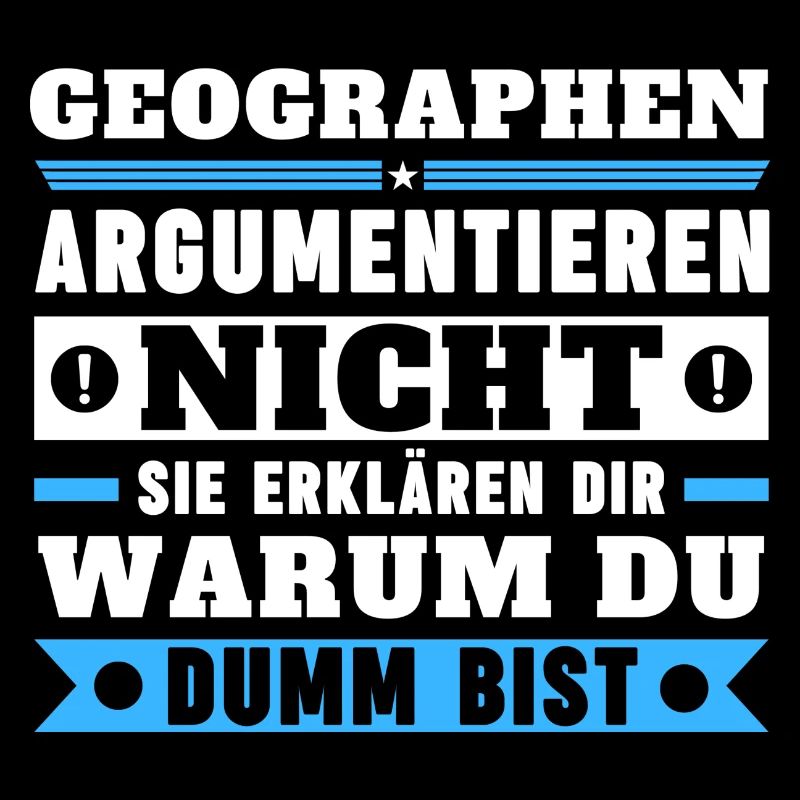 Geographen argumentieren nicht