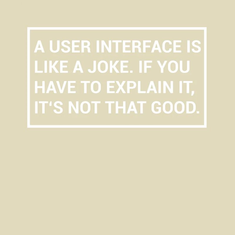 User Interface Programmer Funny UI UX