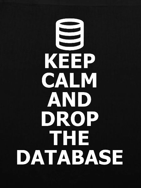 Datenbank Drop the Database