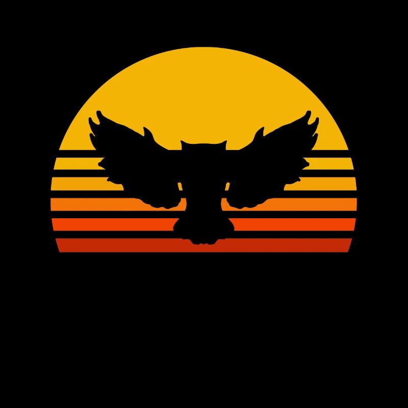 Eule Retro Owl