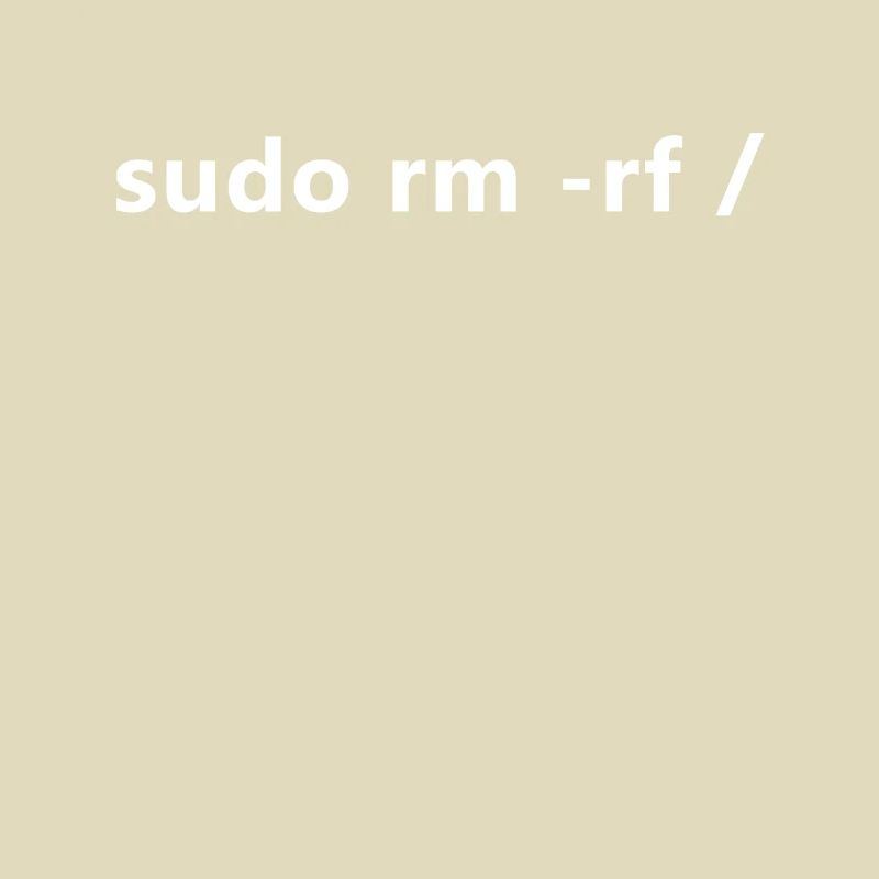 Linux Admin Programmer sudo rm rf / Linux