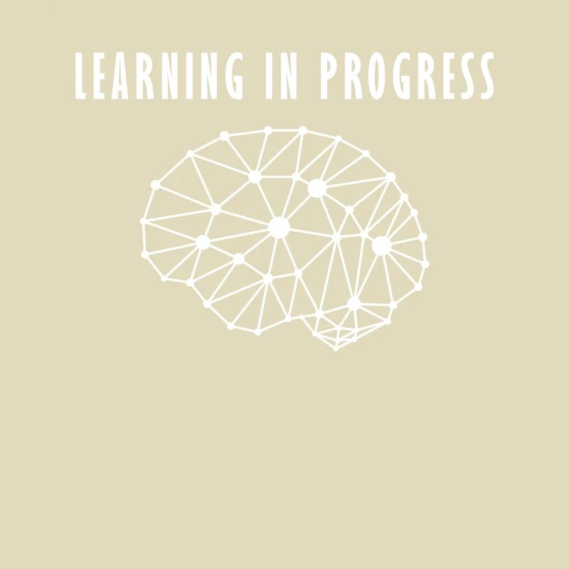 Human brain neuronal network learning process
