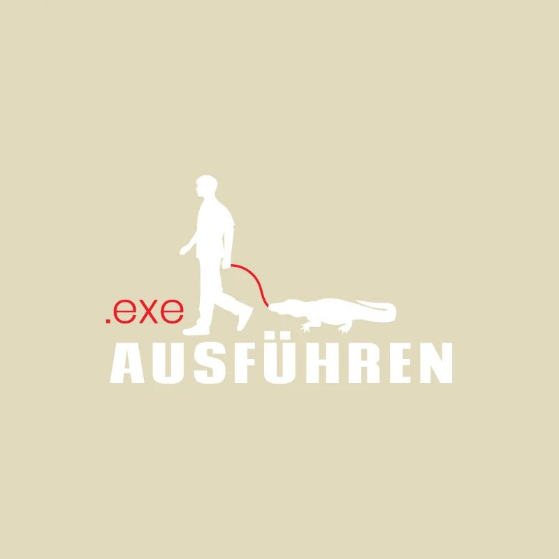Exe Ausführen IT Nerd Spruch Computer PC