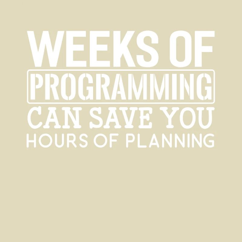 Programmer Weeks Of Programming