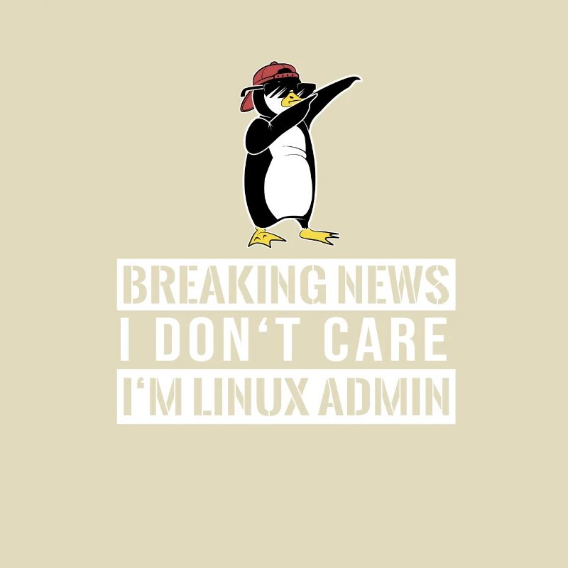 IT nerd Linux Linux penguin geek ingénieur logiciel