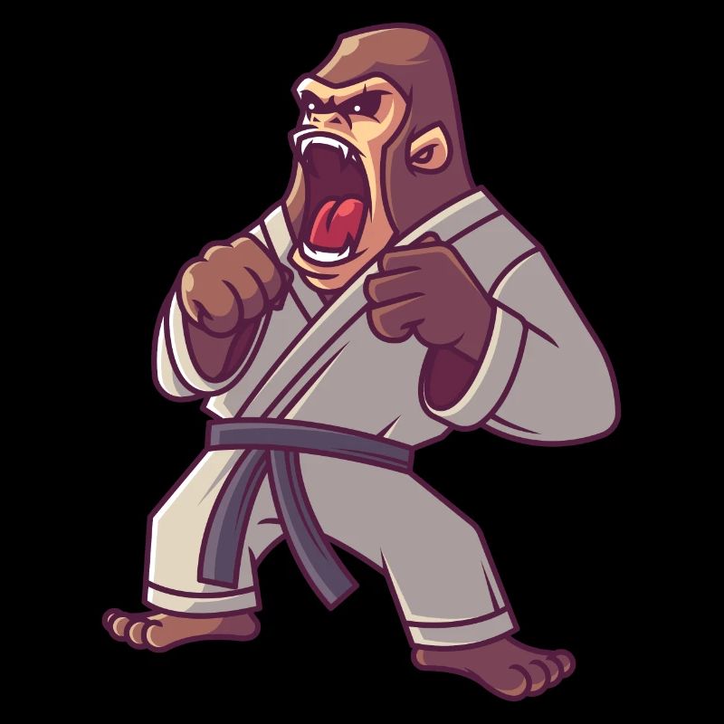 Judo Gorilla, jiu jitsu karate kampfsport