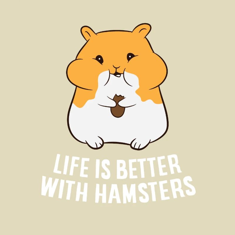 Mit einem Hamster ist das Leben besser Liebe