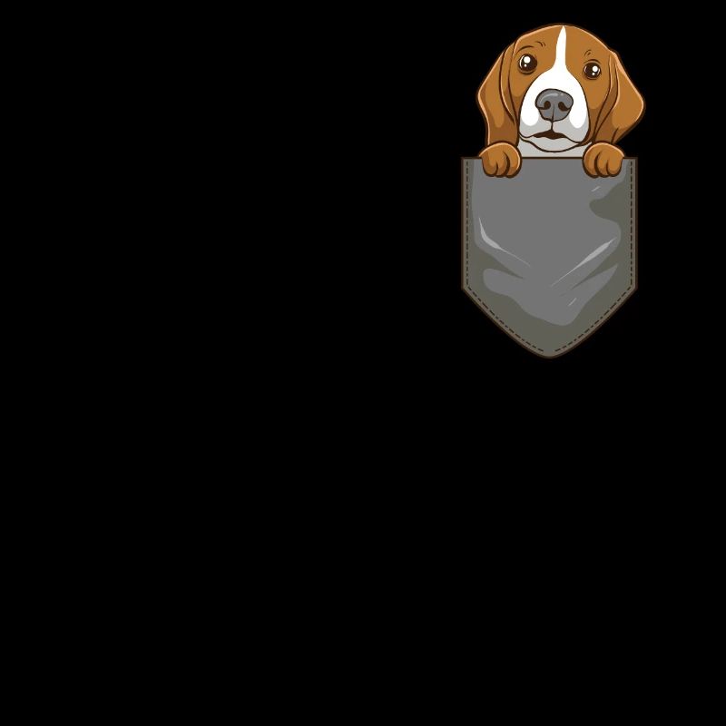 Chien Beagle dans la poche Mignon Beagle Dans la poche