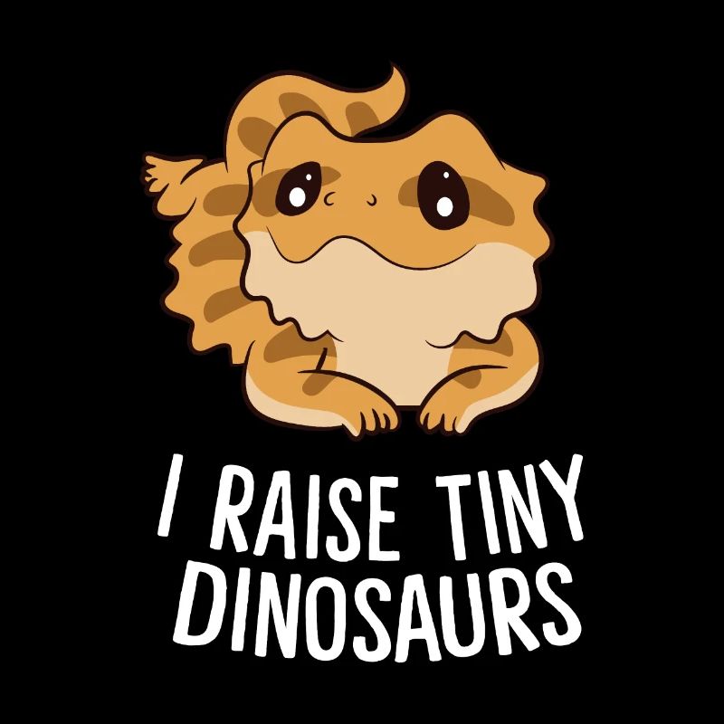 Ich erziehe winzige Dinosaurier Echse Gecko Reptil