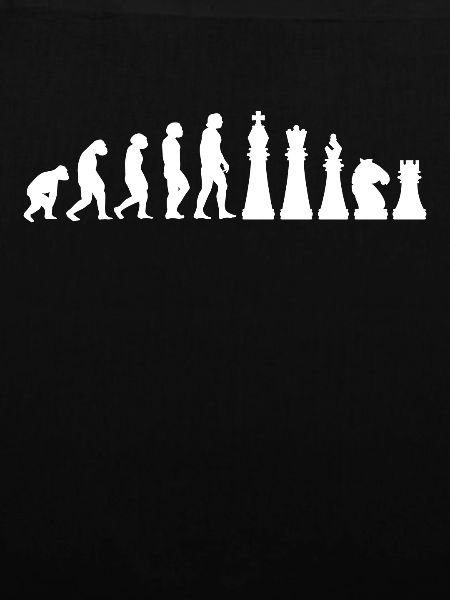 Schach Geschenk Schachspieler Evolution Schachmatt