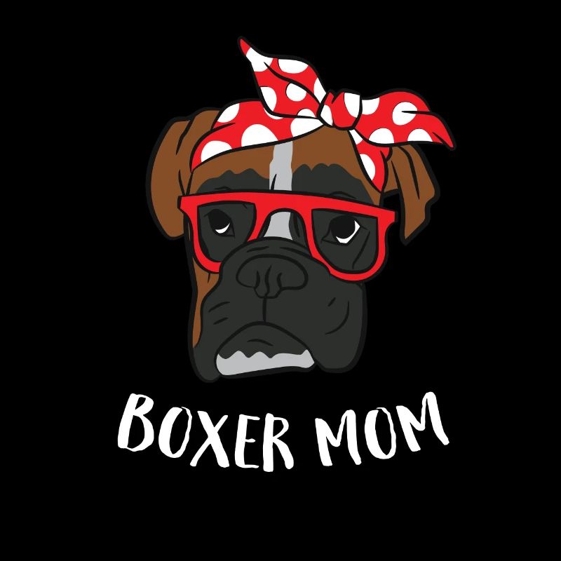 Drôle Boxer Maman Mignonne Boxeuse Maman