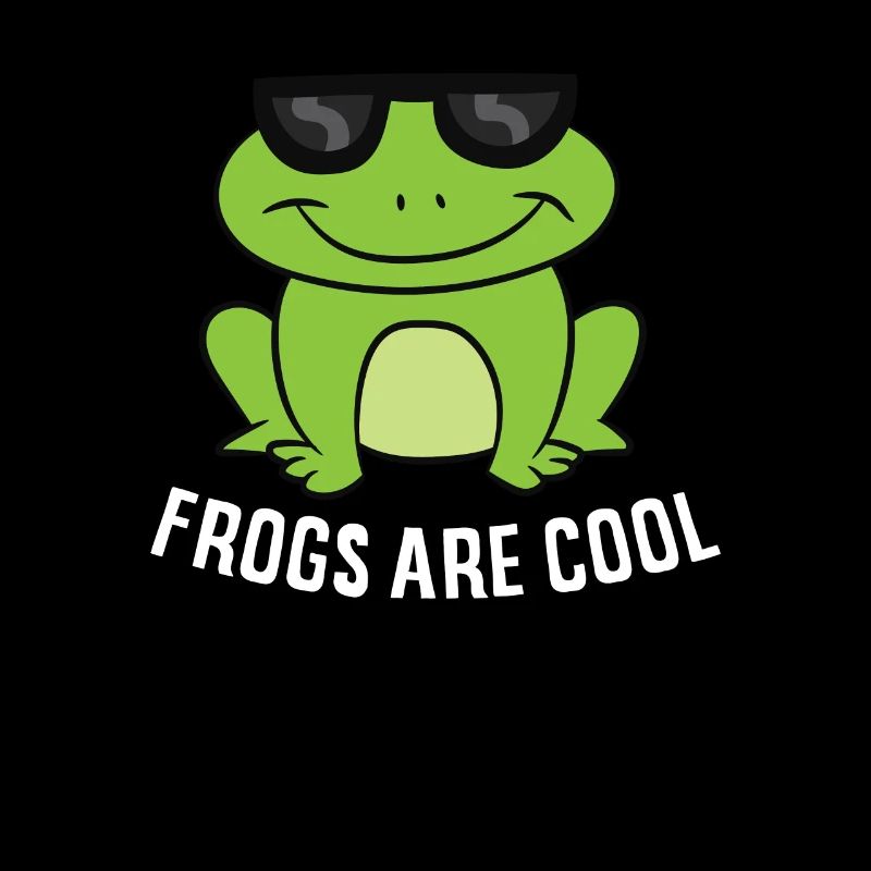 Frogs Are Cool Gift For Frog Lover Funny Frogs