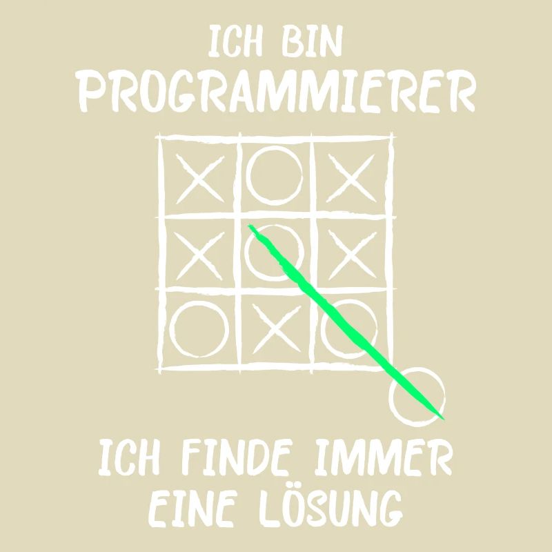 Ich bin Programmierer Lösung Spruch Computer Nerd