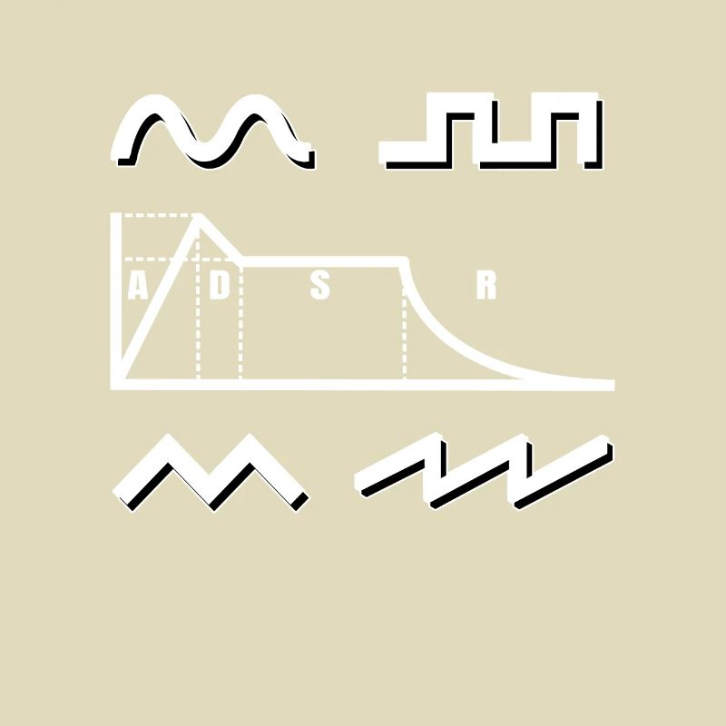 Synthesizer ADSR Envelope Synths Analog Modular