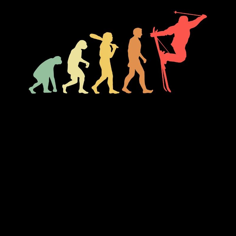 Skier Evolution Mountains Ski Sports Skier Skiing