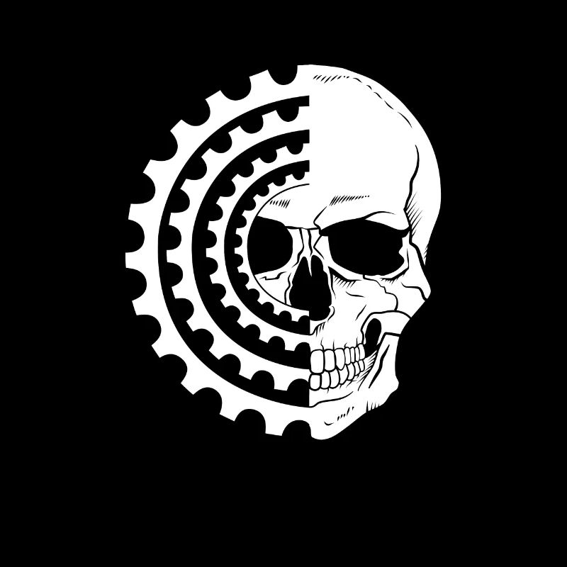 Cool VTT crâne VTT pour