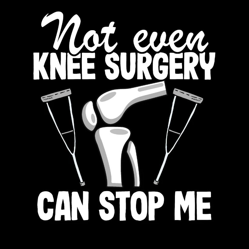 Knie Operation Meniskus OP Geschenk Genesung