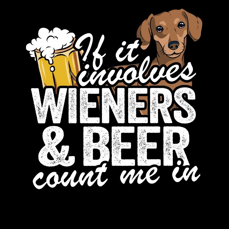 Dackel & Bier Teckel Besitzer Dachshund Liebhaber