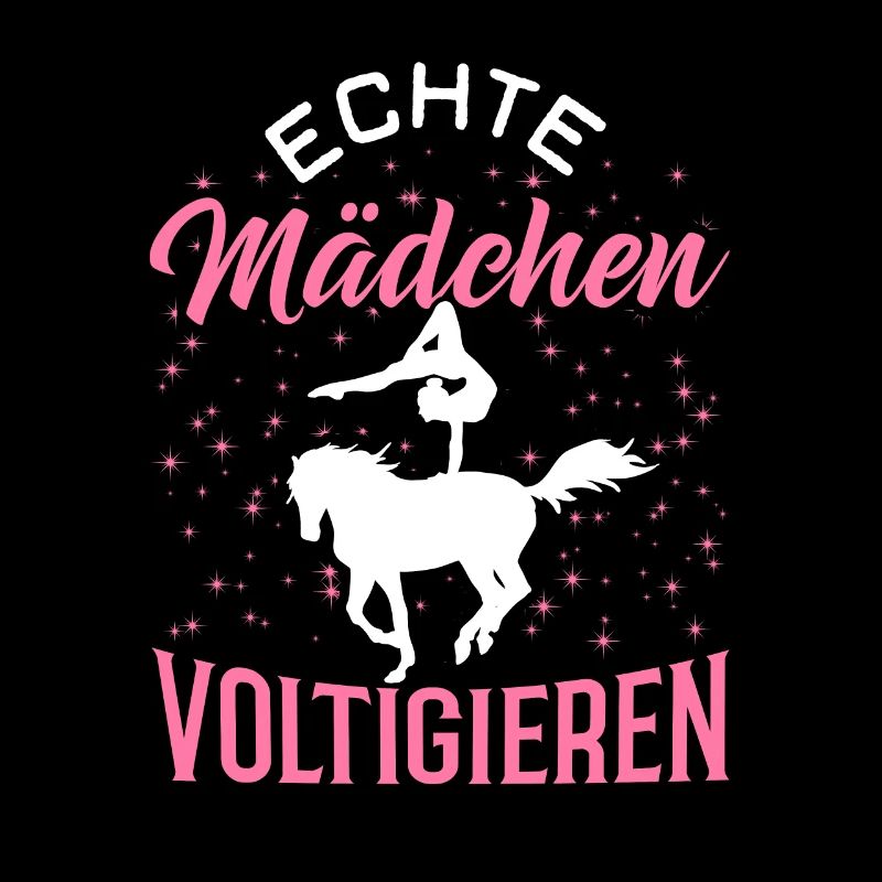 Echte Mädchen Voltigieren Reiter Pferdebesitzer St