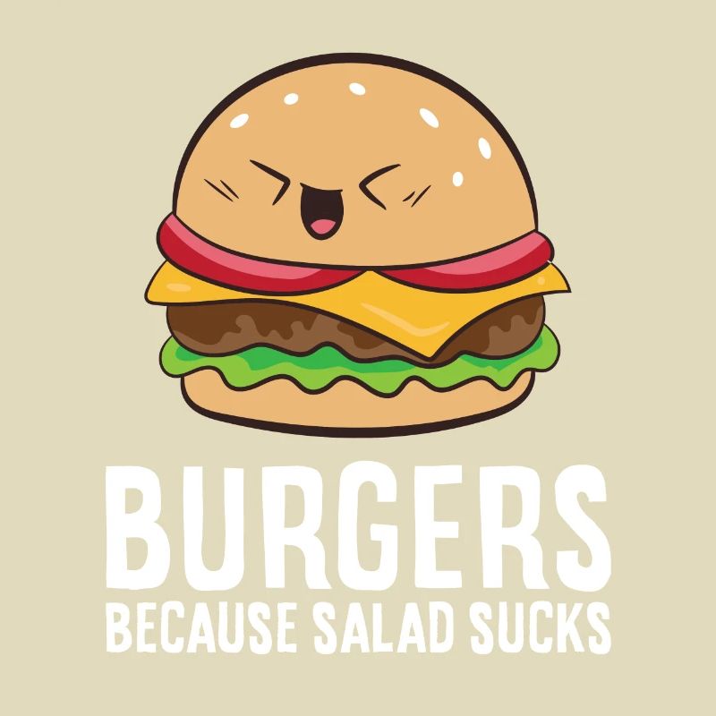 Burger parce que la merde de salade est drôle Hamburger