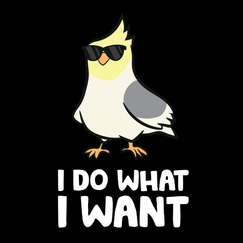 Nymphensittich Papagei Vogel Ich mache was ich