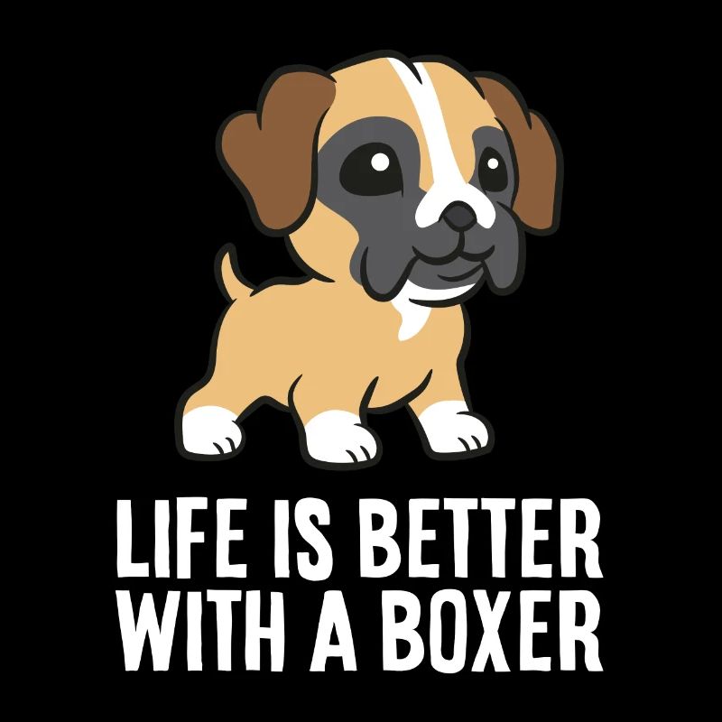 Boxer Hundehalter Das Leben ist besser mit einem