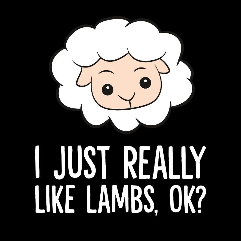 Lamb Sheep Farmer I Just Really Like Lambs
