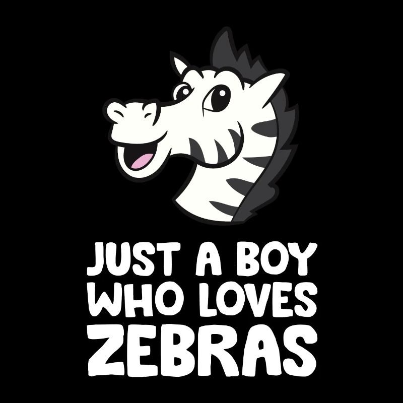 Nur ein Junge, der Zebras liebt