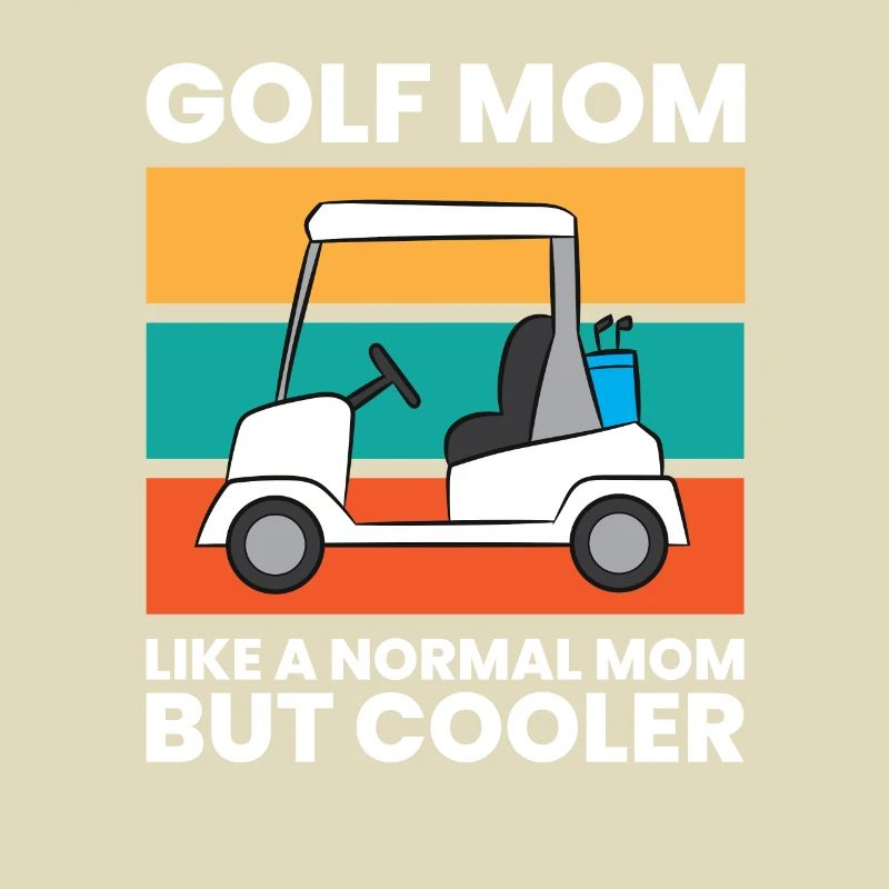 Maman de golf comme une maman normale mais plus cool drôle golf