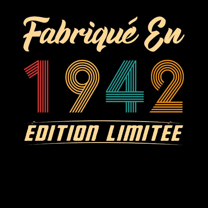 Fabriqué en 1942 Cadeau D’anniversaire