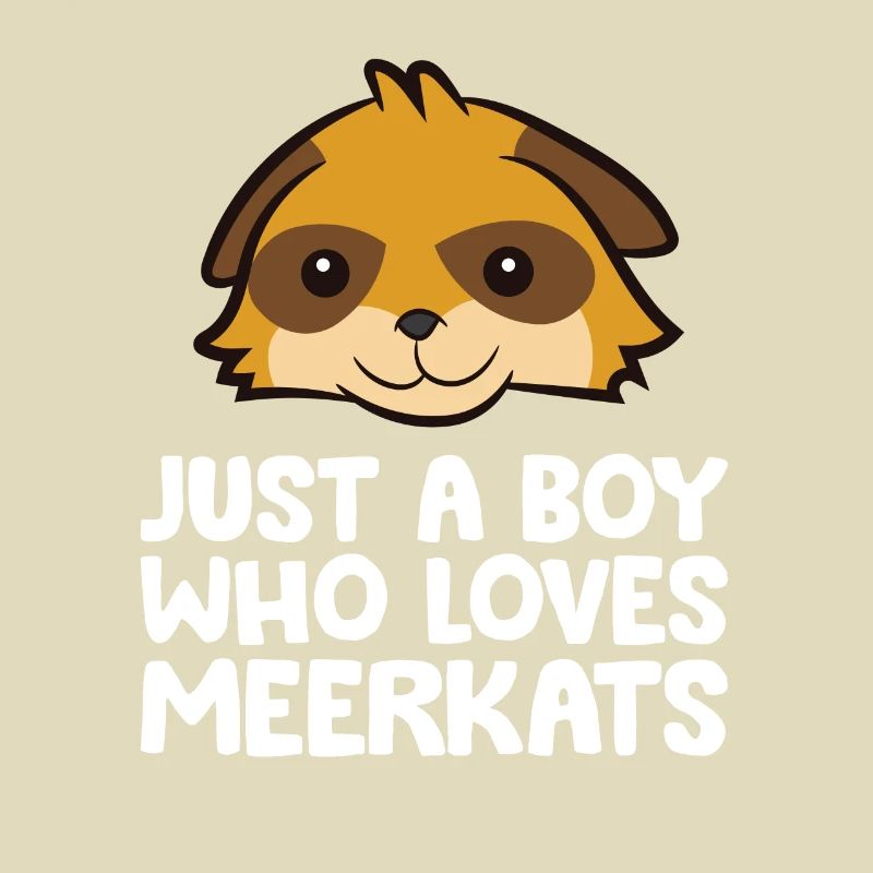 Nur ein Junge, der Erdmännchen liebt