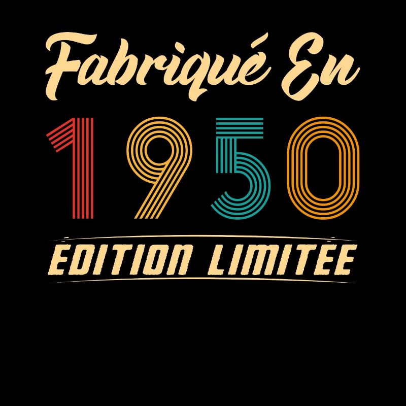 Fabriqué en 1950 Édition limitée Cadeau