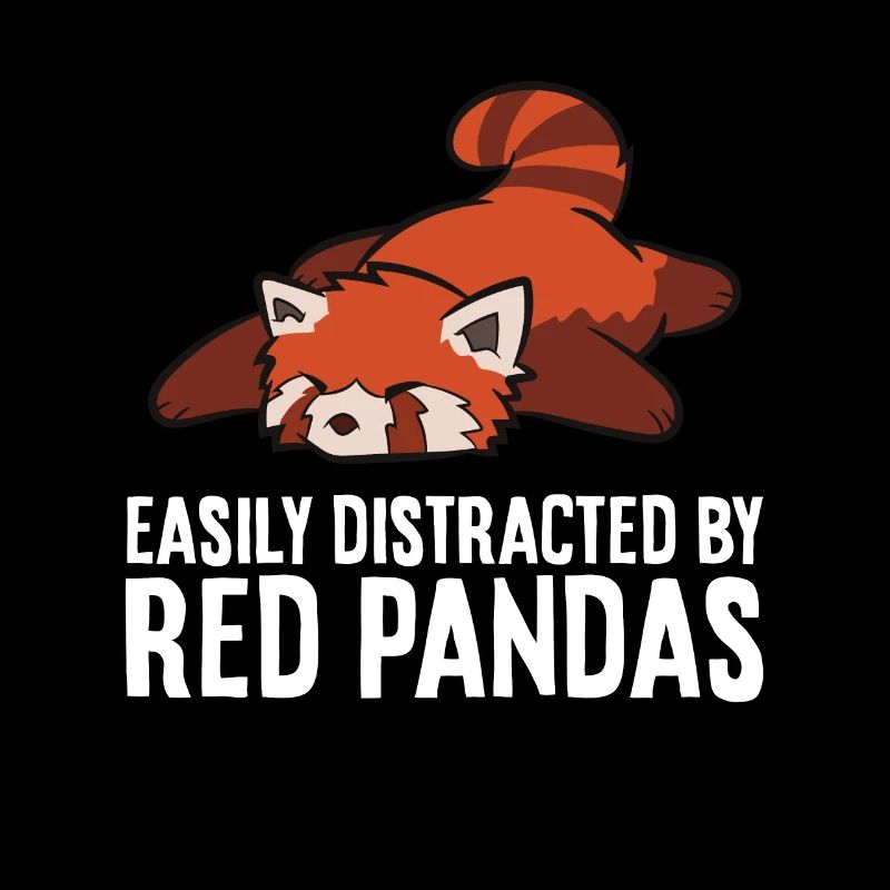 Facilement distrait par les pandas roux
