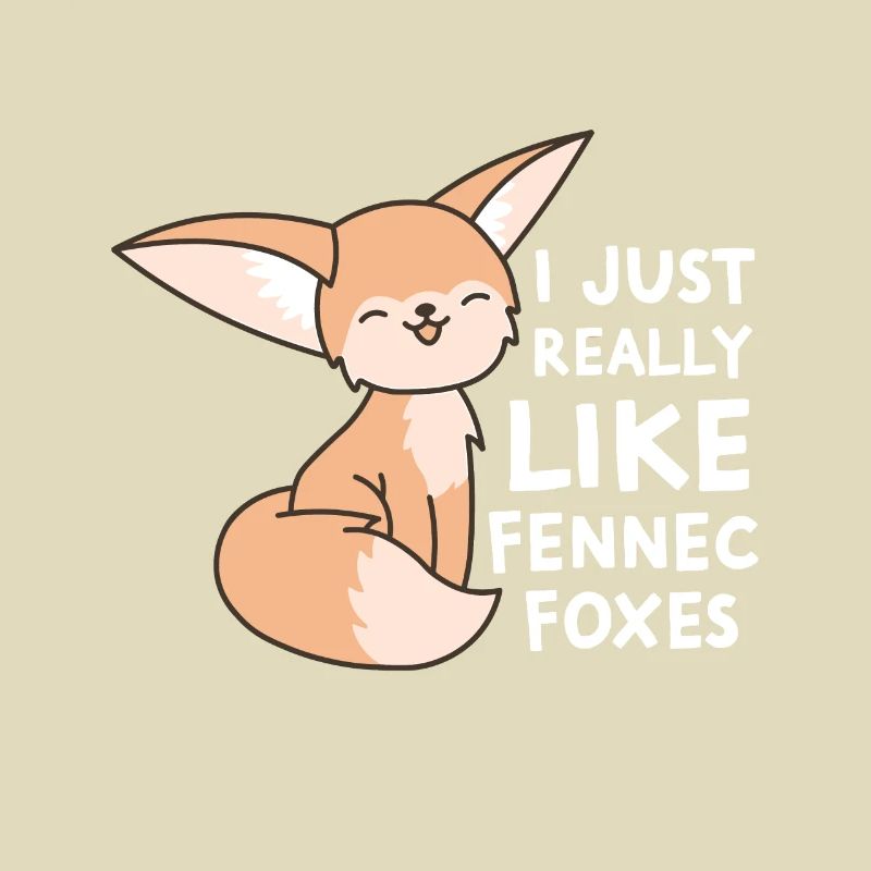 Fennec Fox Ich mag Fennec Foxes einfach sehr
