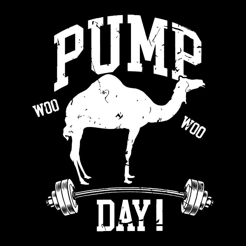 Funny Pump Day Hump Day Camel Weight Lifting Train