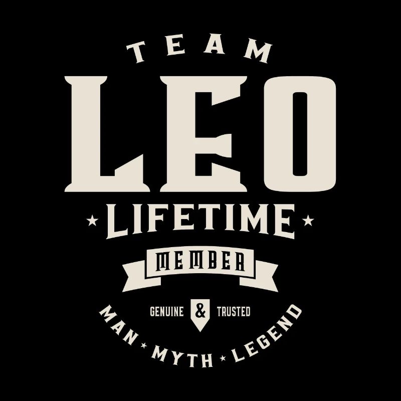 Team Leo Lifetime Member Personalized Name