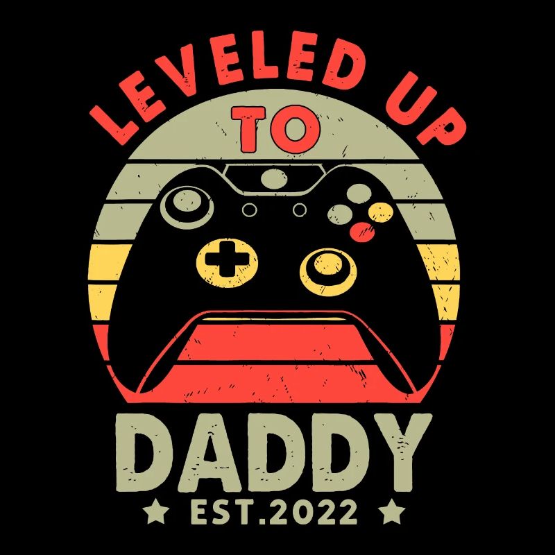 Leveled Up To Daddy 2022 Vintage Promoted To Daddy