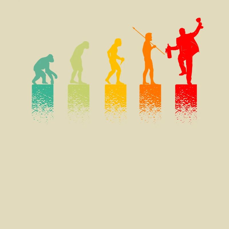 Evolution Aperitif gift idea Funny man