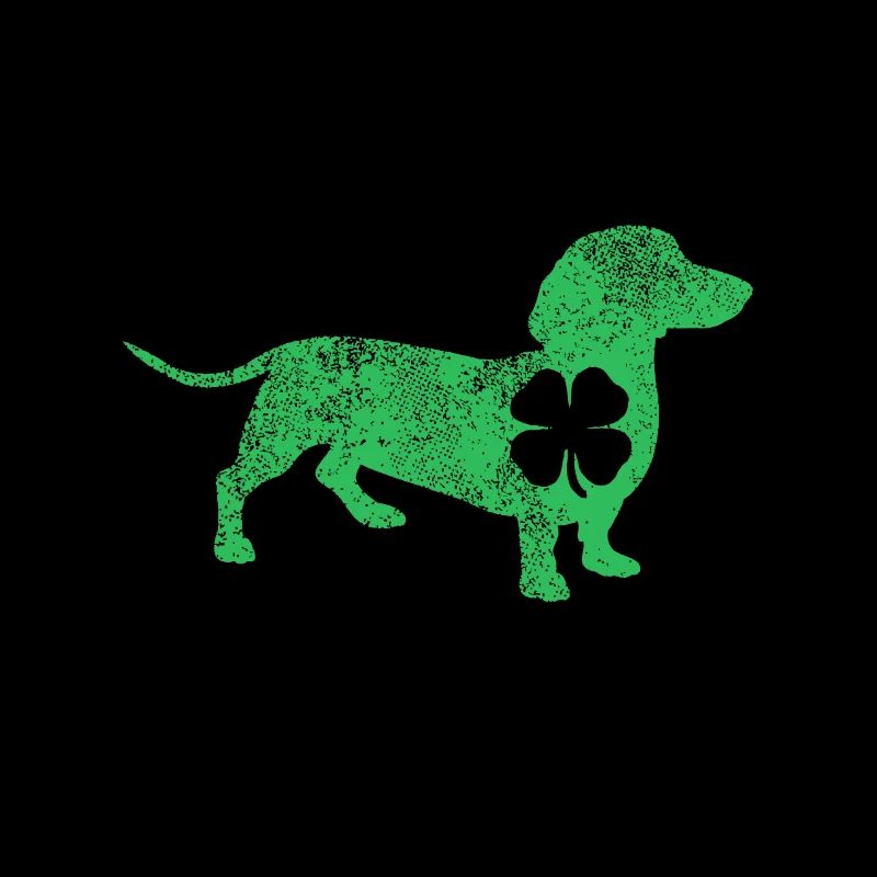 Teckel Chien Trèfle Saint-Patrick Saint Pad