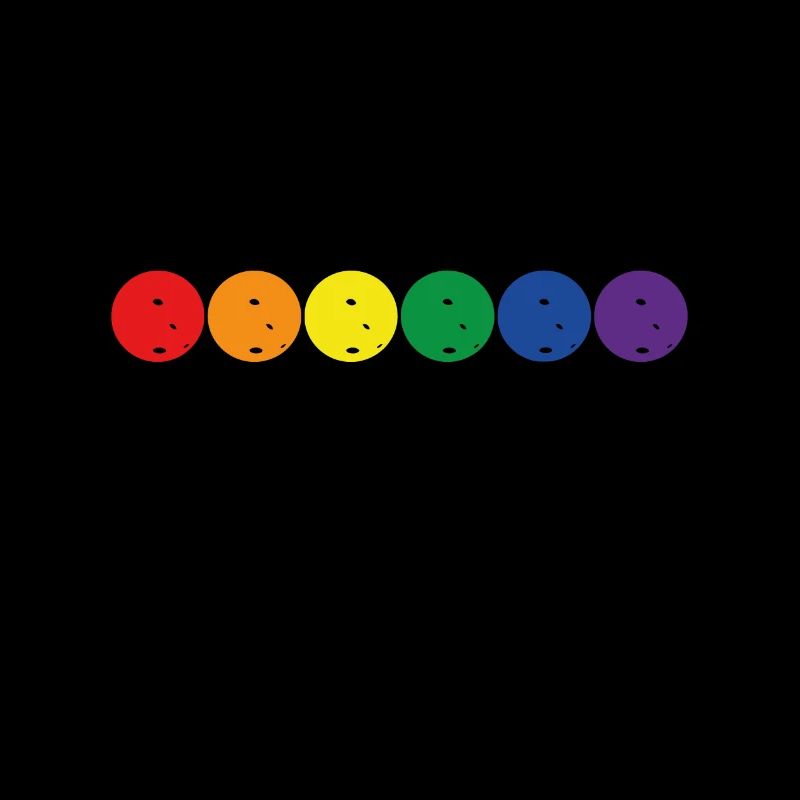 Drapeau LGBT Pickleball Lover Pickler Pride Rainbowam