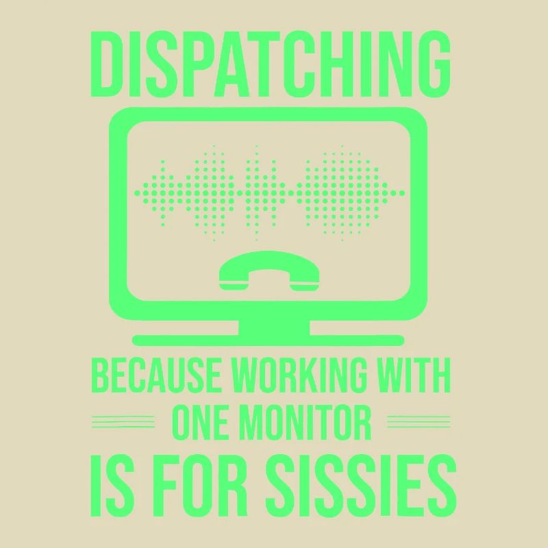 Lustiger Disponent - Notfalloperator Thin Yellow