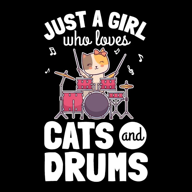 Mignon batteur Fille Tambour Percussions I Kitt