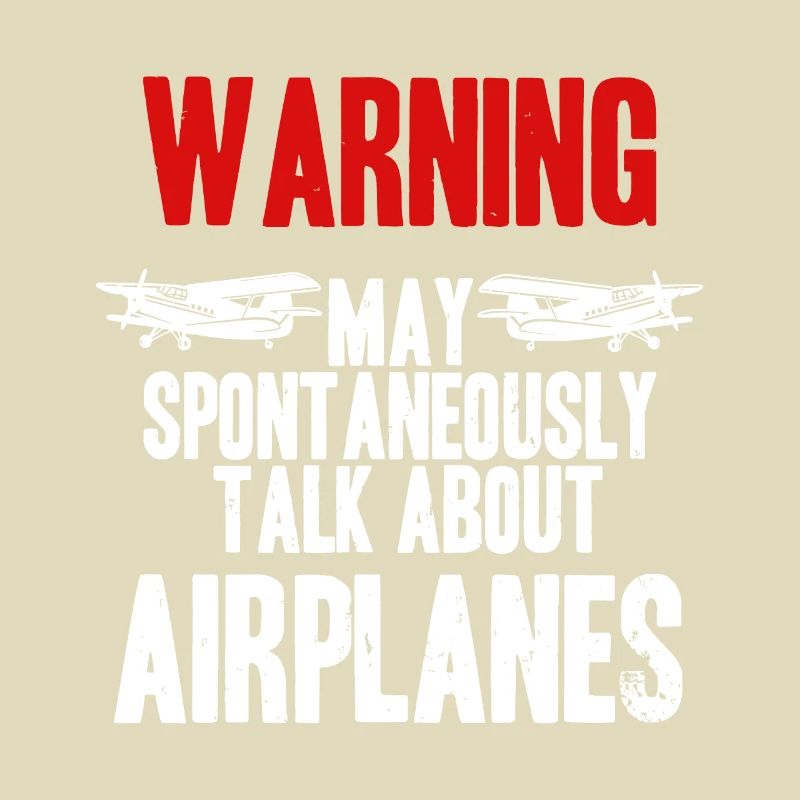 Sprechen Sie über Flugzeuge - Funny Pilot und Aviationavi