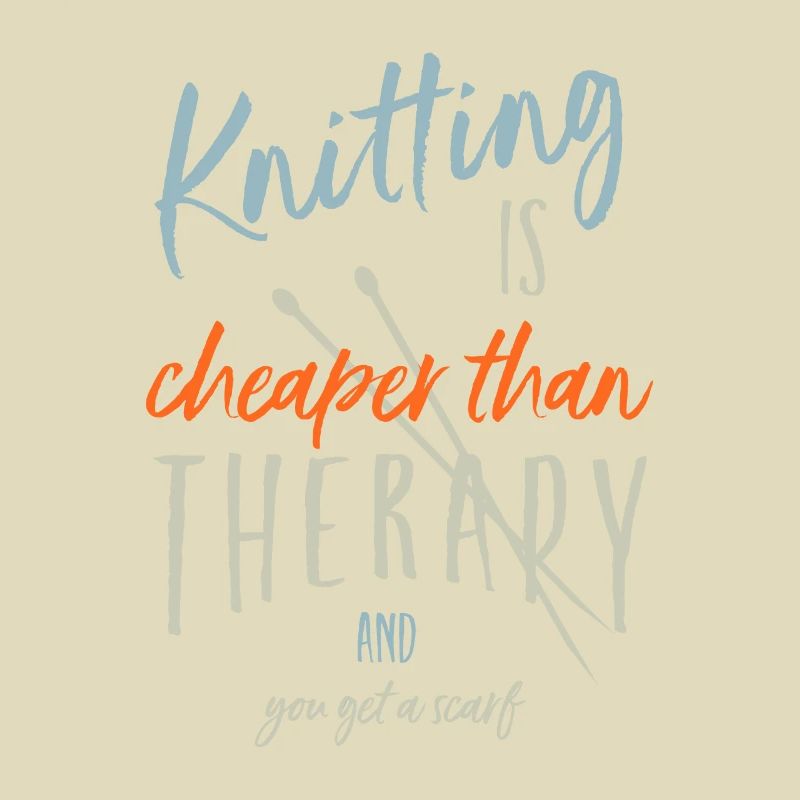 Funny Knitting Therapy Design, Knitterstitchneedle