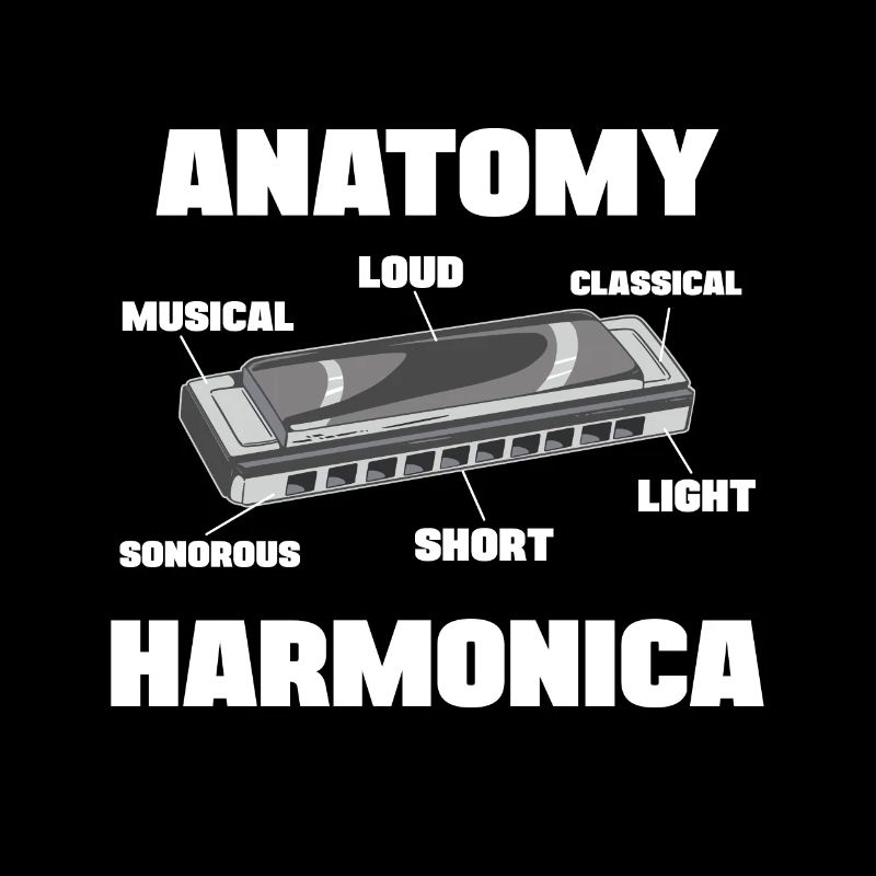 Anatomy Harmonica Player Harmonicist Mouth harp