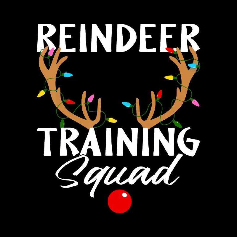 Christmas Running Reindeer Runner Training Squad T